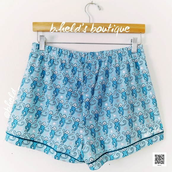 Roller Rabbit Star Monkey Polo Pajamas in Blue Size Medium (M) Brand New NWT - Picture 14 of 17